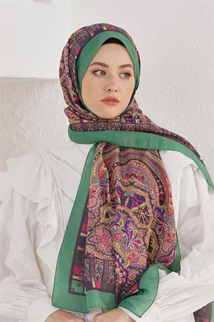 Loryan Scarf Linen Şal - Linen Harmony Pamuk Keten Şal 4298 Benetton