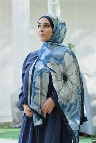 Loryan Scarf Zerre Elisa Şal - Lacivert