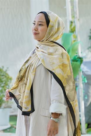 Loryan Scarf Zerre Elisa Şal - Sarı