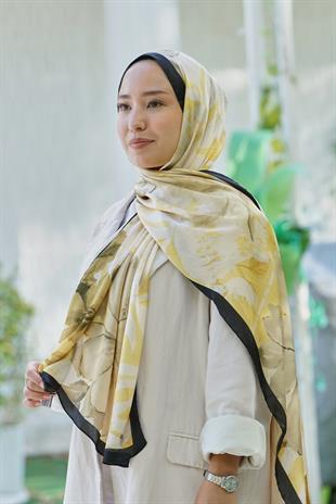 Loryan Scarf Zerre Elisa Şal - Sarı