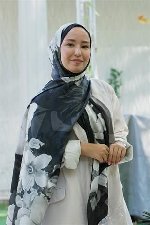 Loryan Scarf Zerre Elisa Şal - Siyah