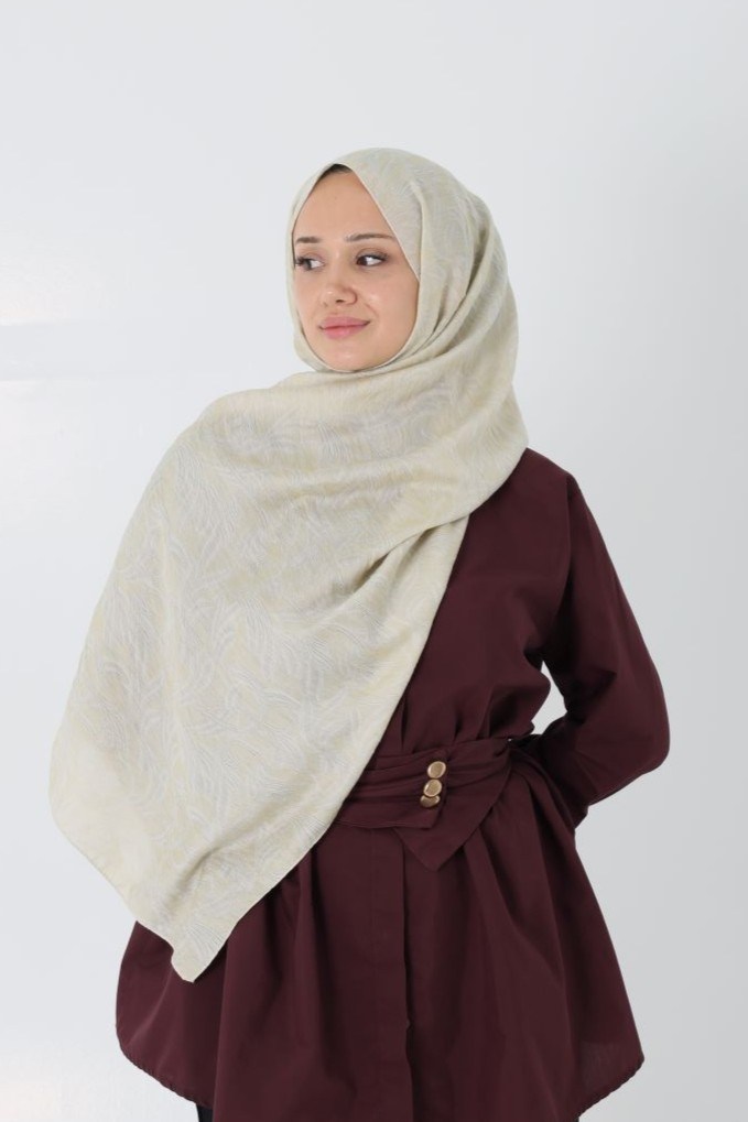 Aria Lotus Şal Gold - Bej