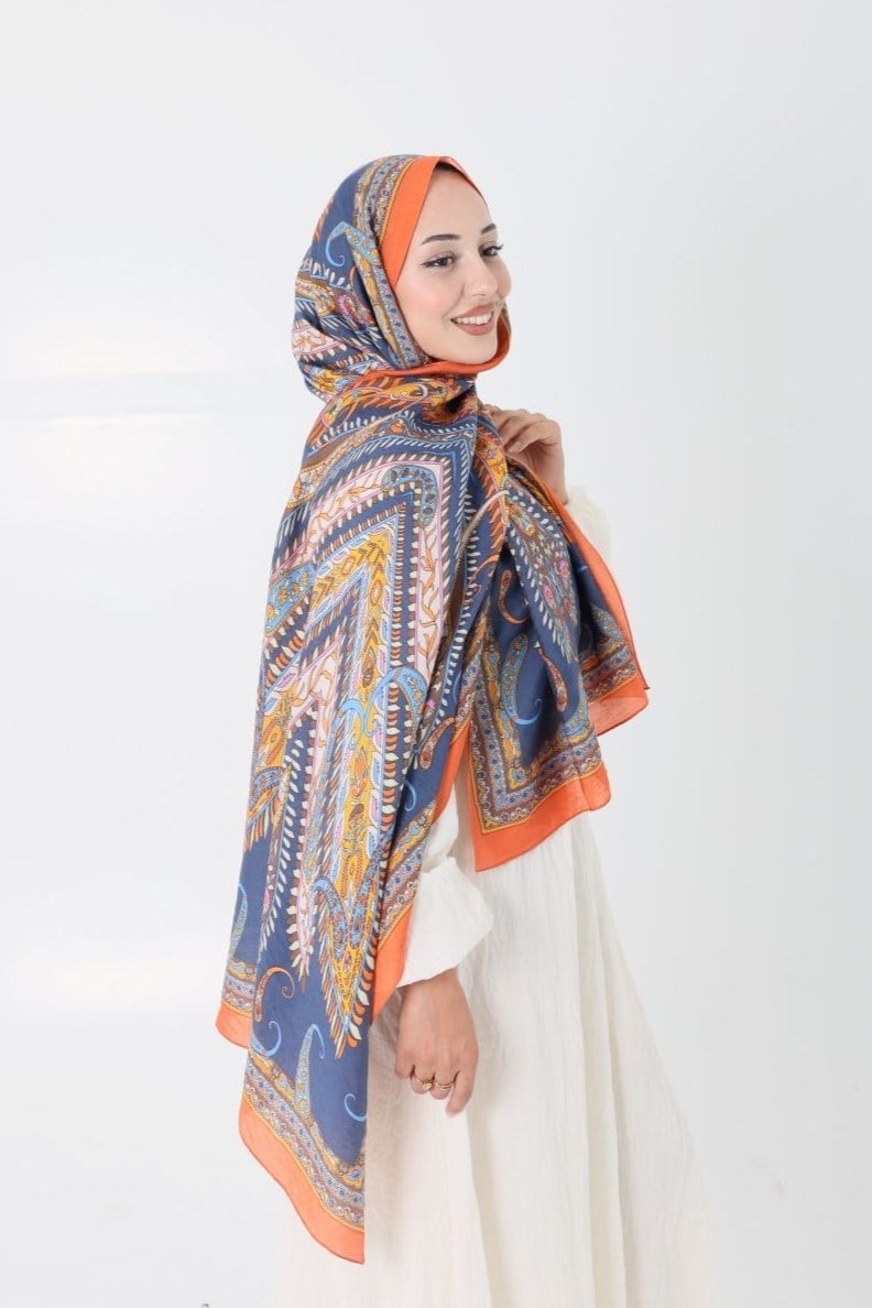 Diamond Mimoza Şal Somon 