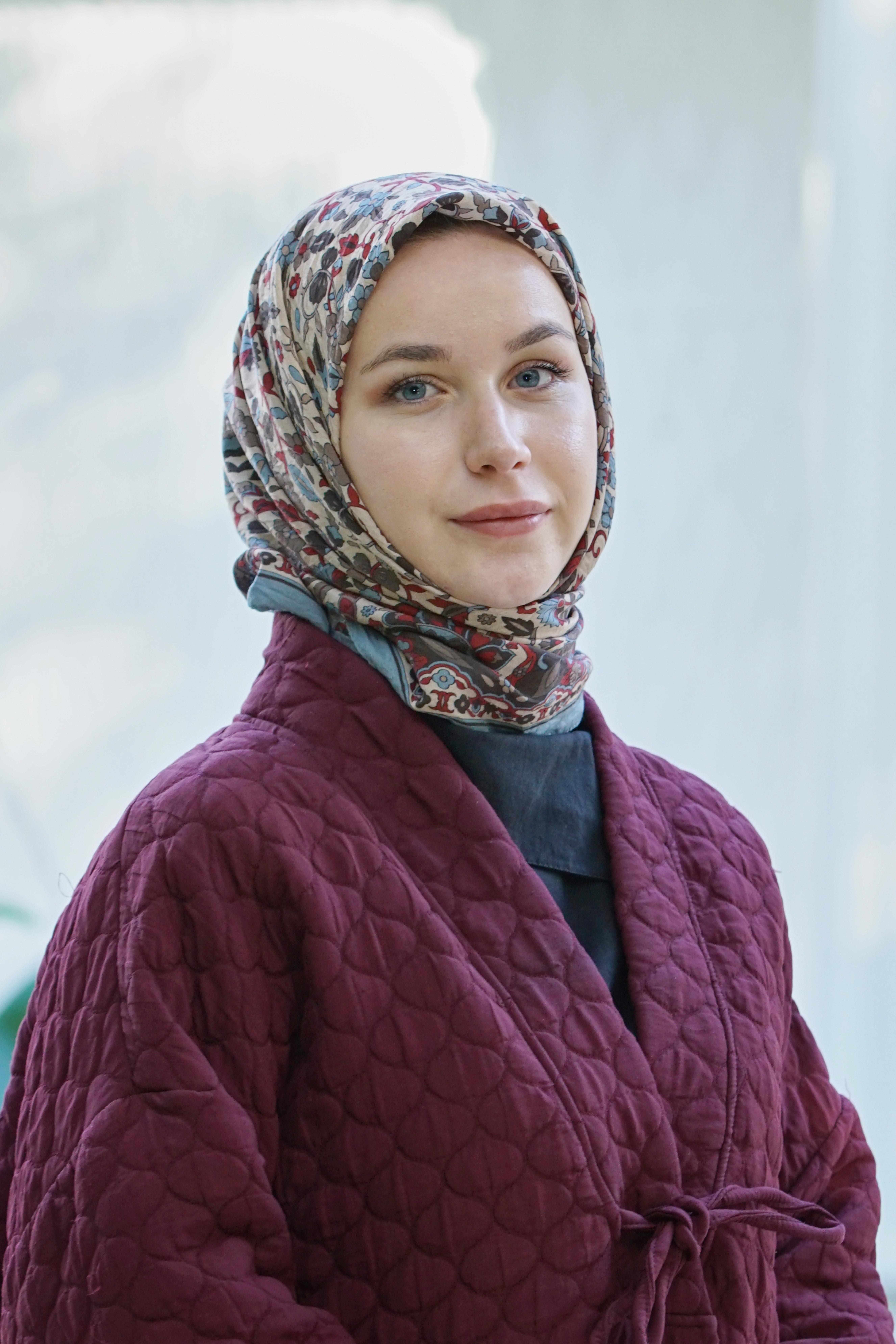 Loryan Scarf Adel Eşarp - Füme