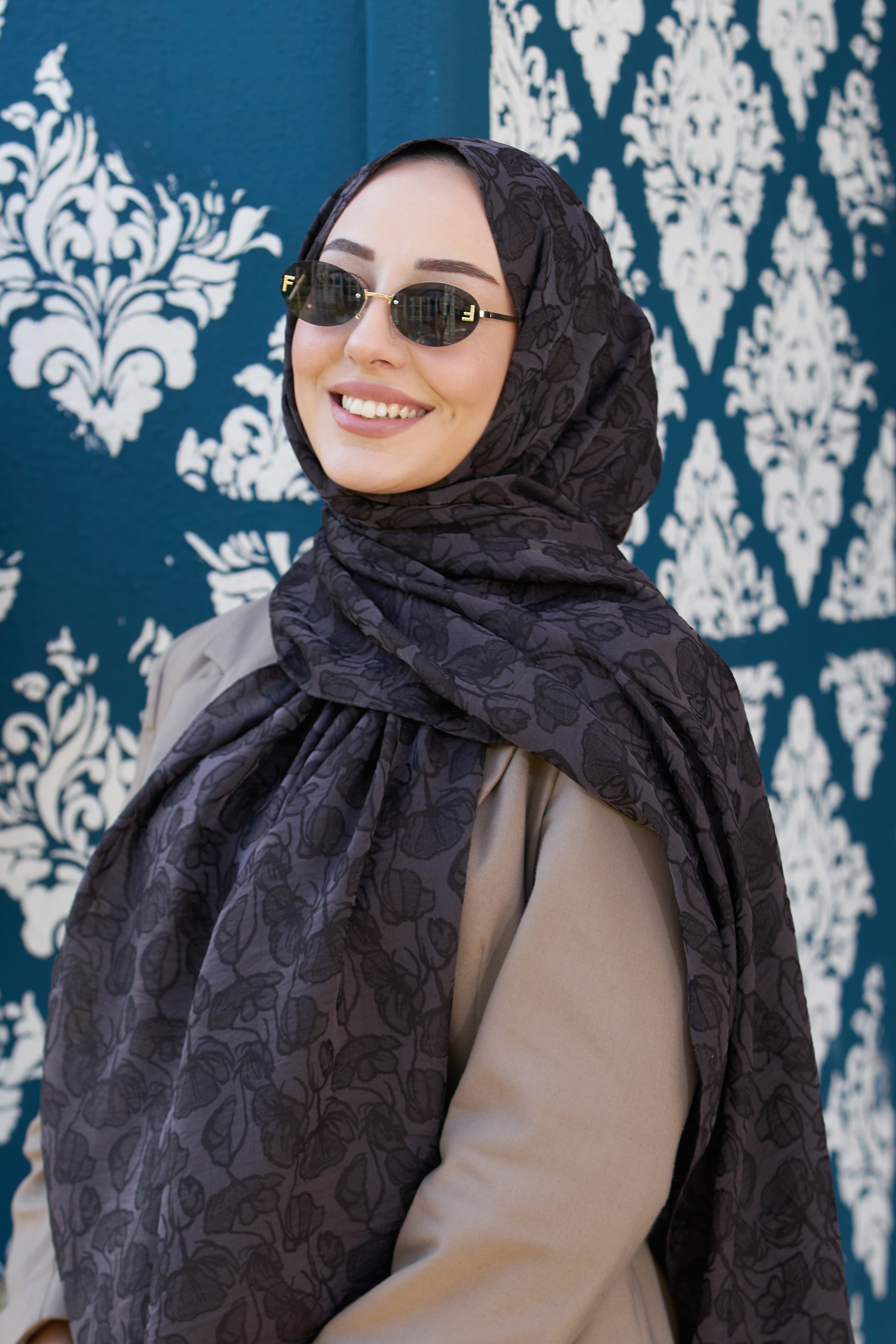 Loryan Scarf Aria Elina Şal - Acı Kahve