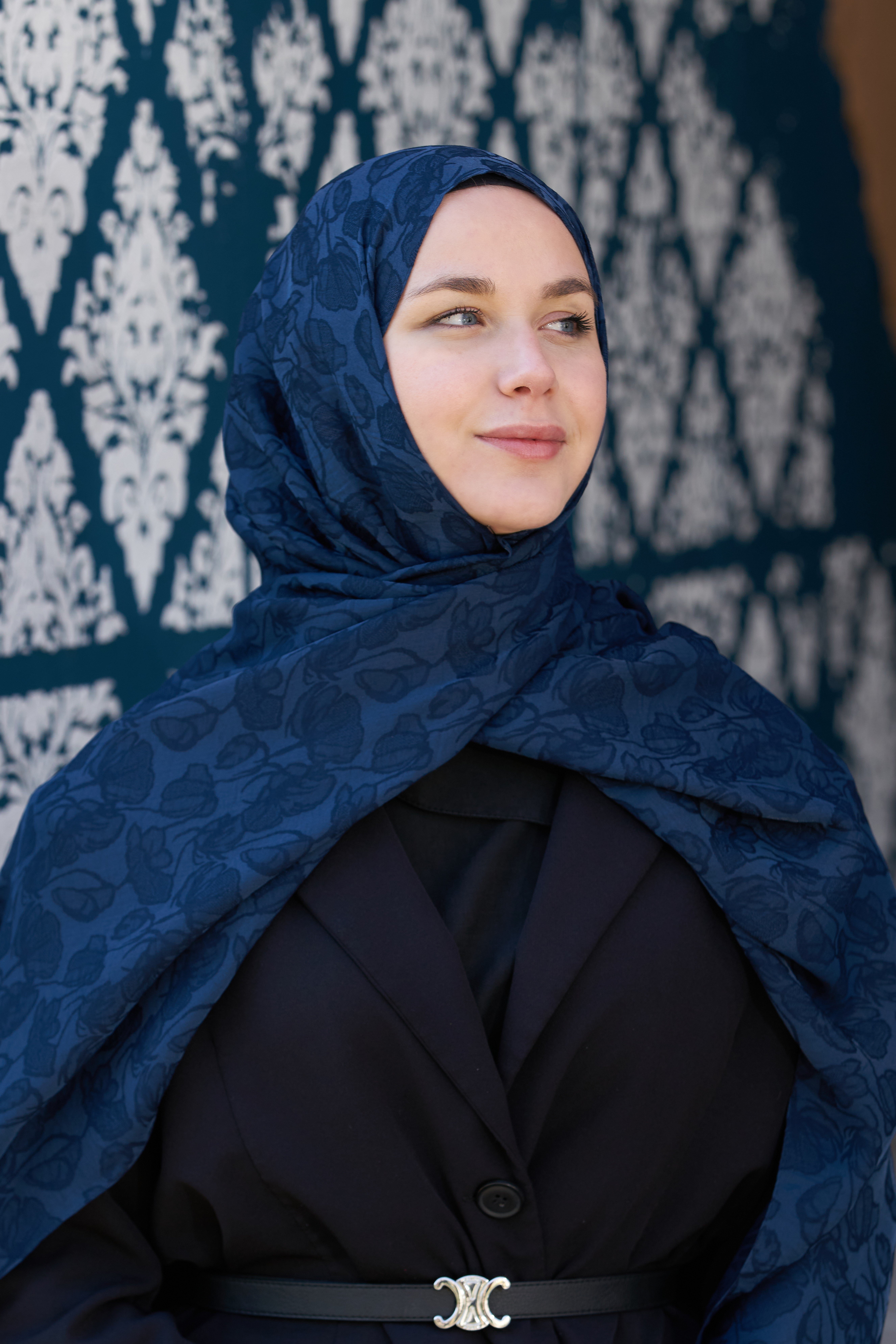 Loryan Scarf Aria Elina Şal - Lacivert