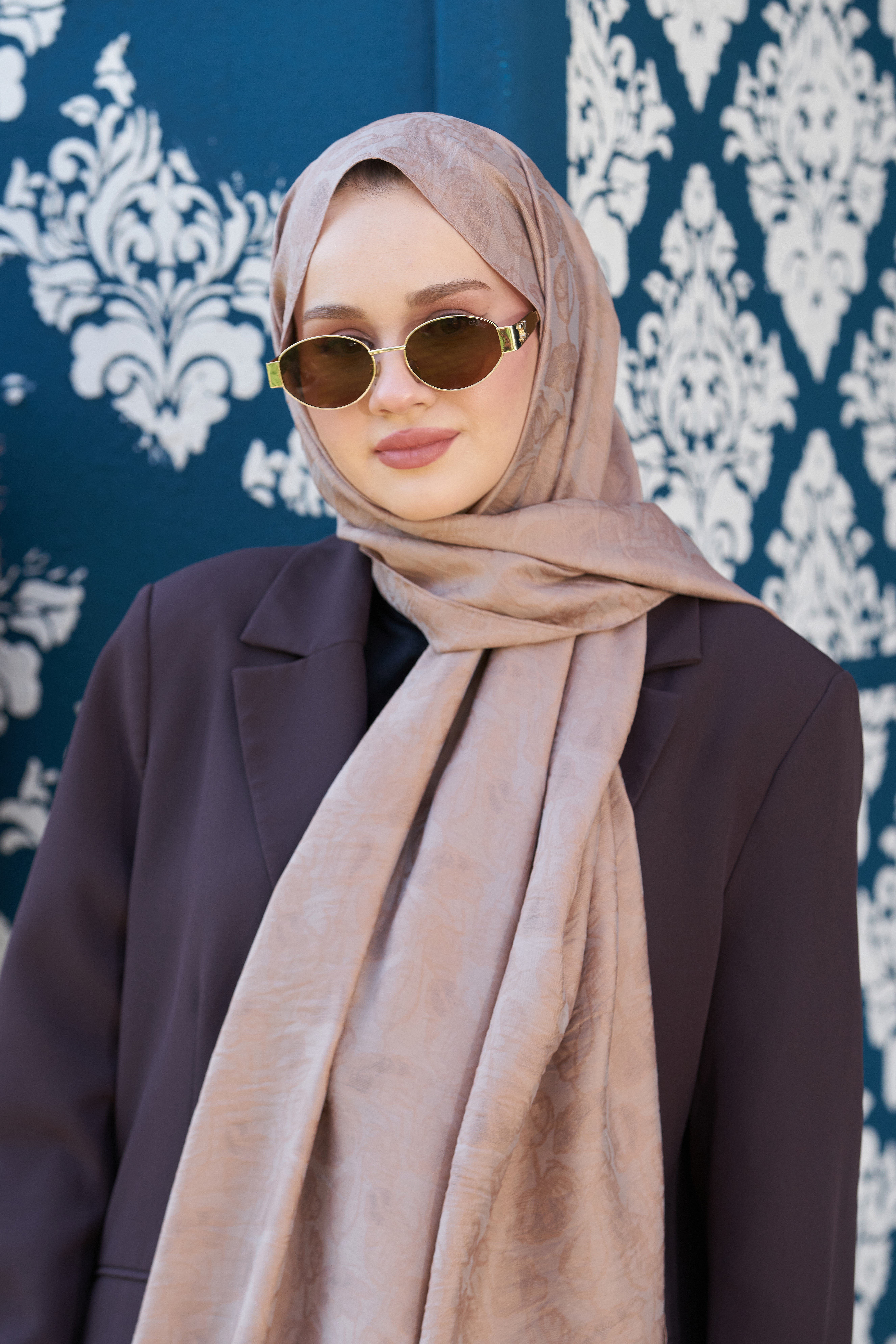 Loryan Scarf Aria Elina Şal - Vizon 
