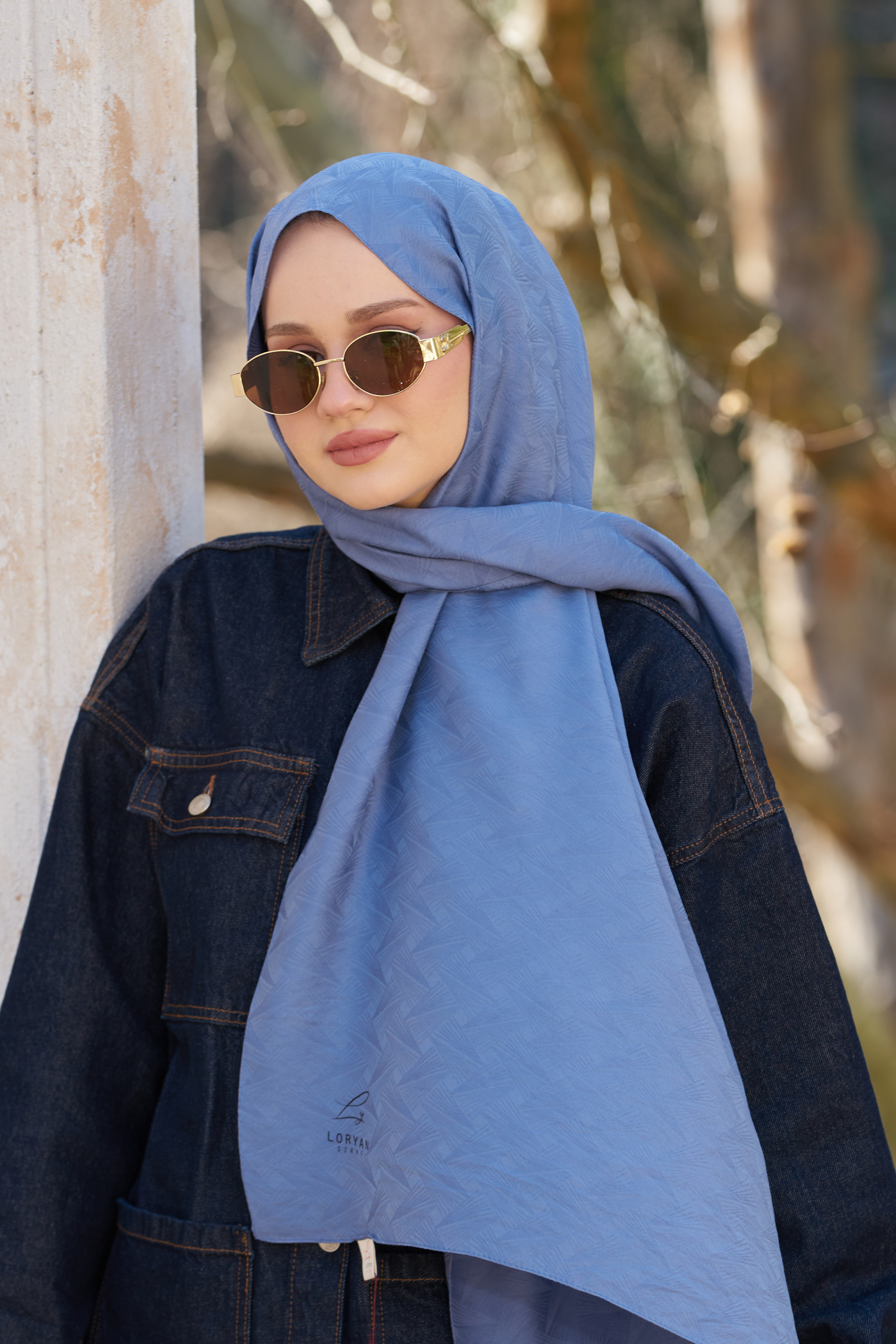 Loryan Scarf Aria Liva Şal - İndigo