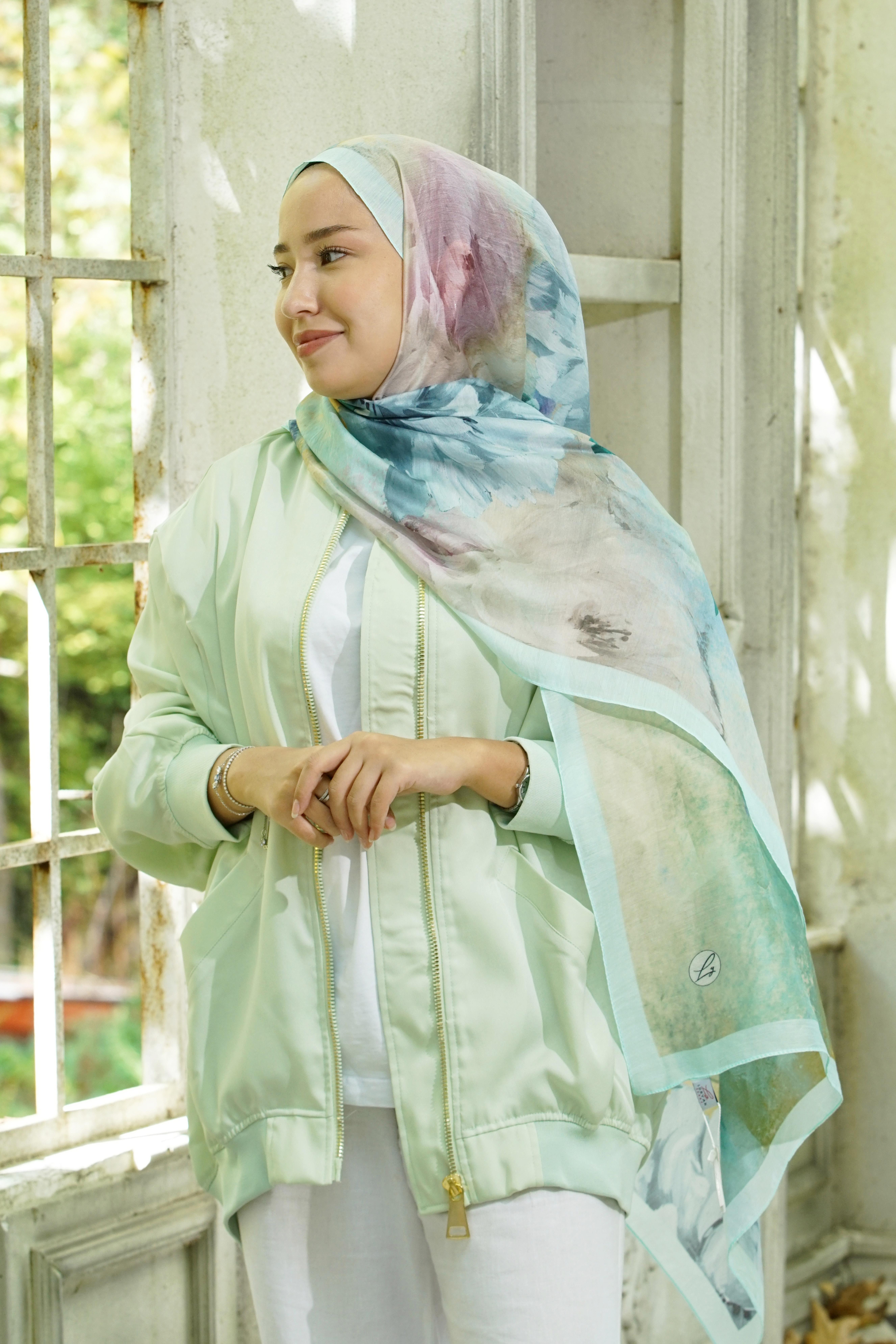 Loryan Scarf Dıamond Anna Şal - Mint