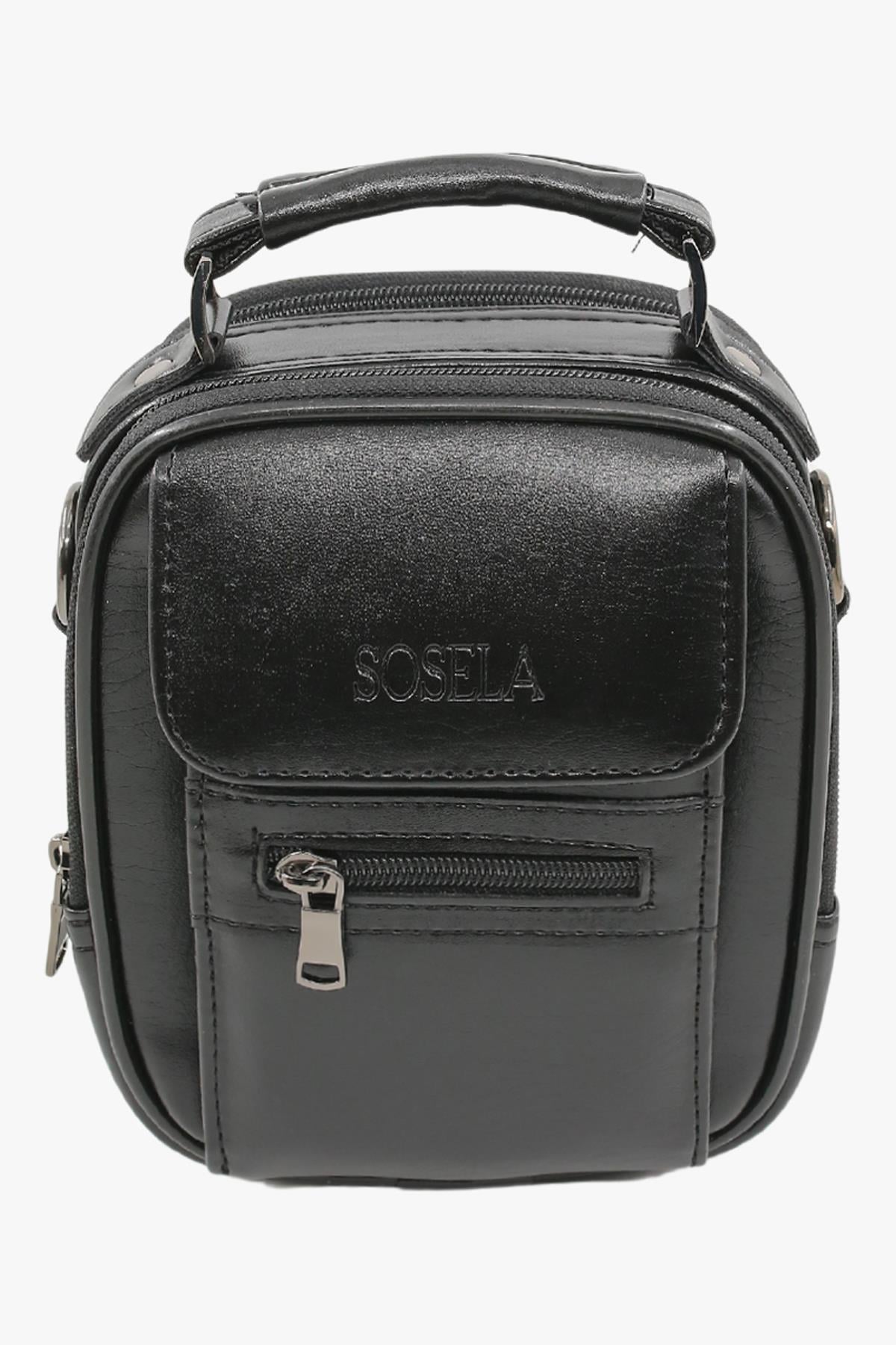 Sosela 45-3020 Siyah Büyük Boy Erkek El Çantası