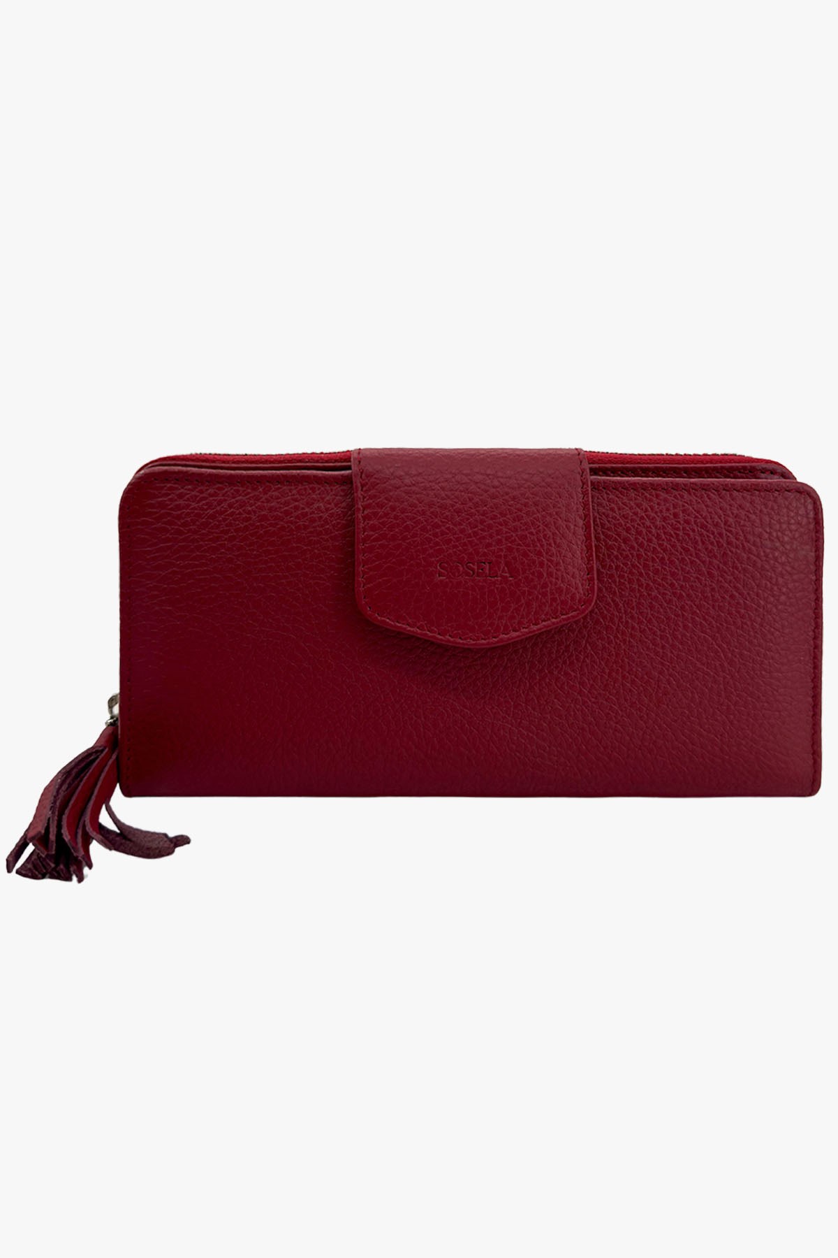 SOSELA 56-2001 Kadın Bordo Cüzdan