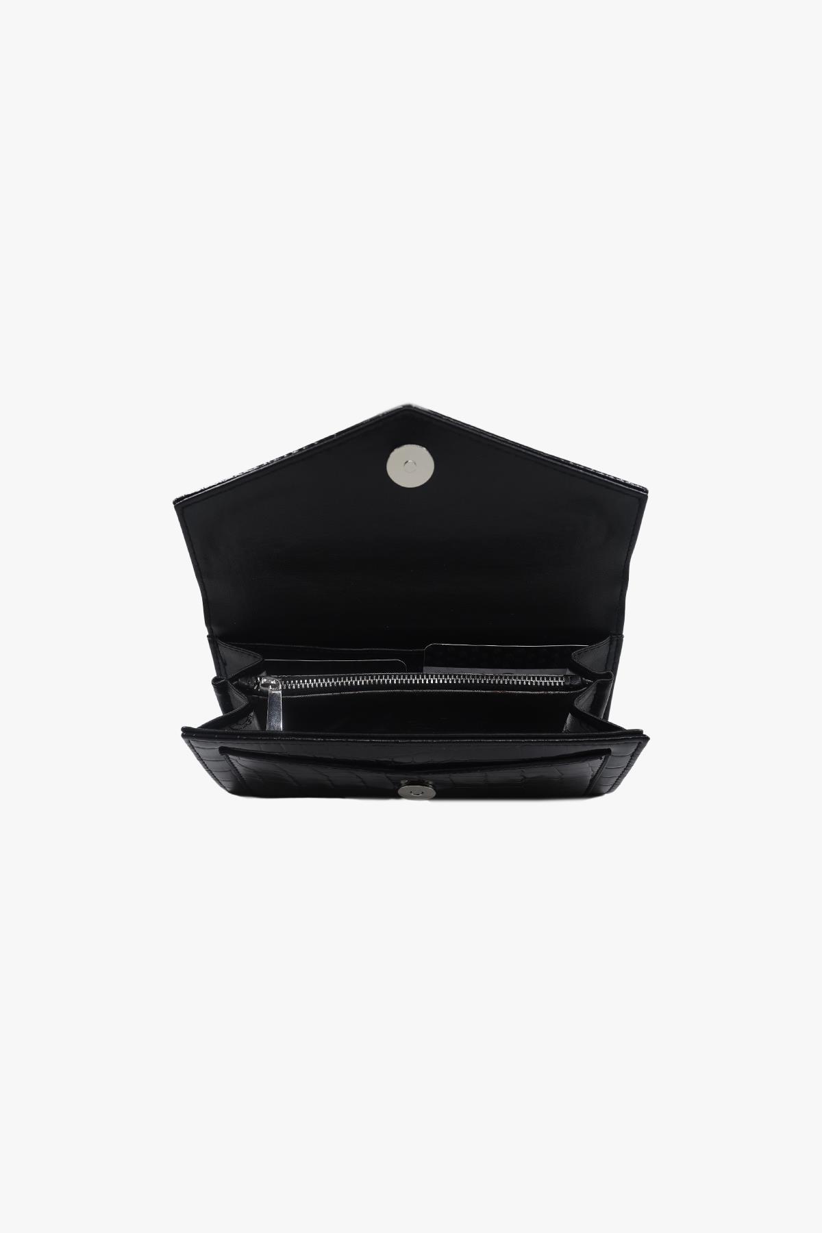 Sosela 56-4038 Kırmızı Siyah Cüzdan