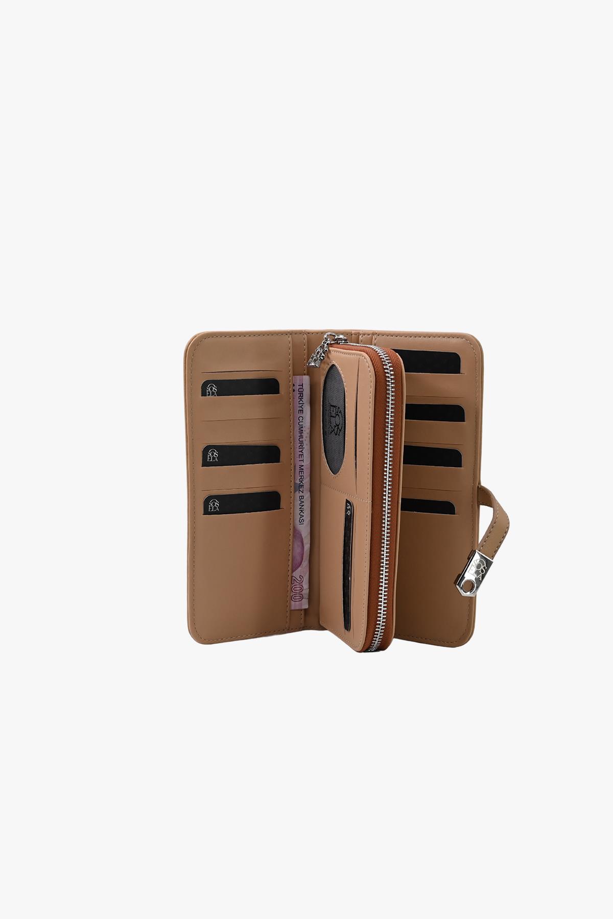 Sosela 56-4040 Kum Kadın Cüzdan