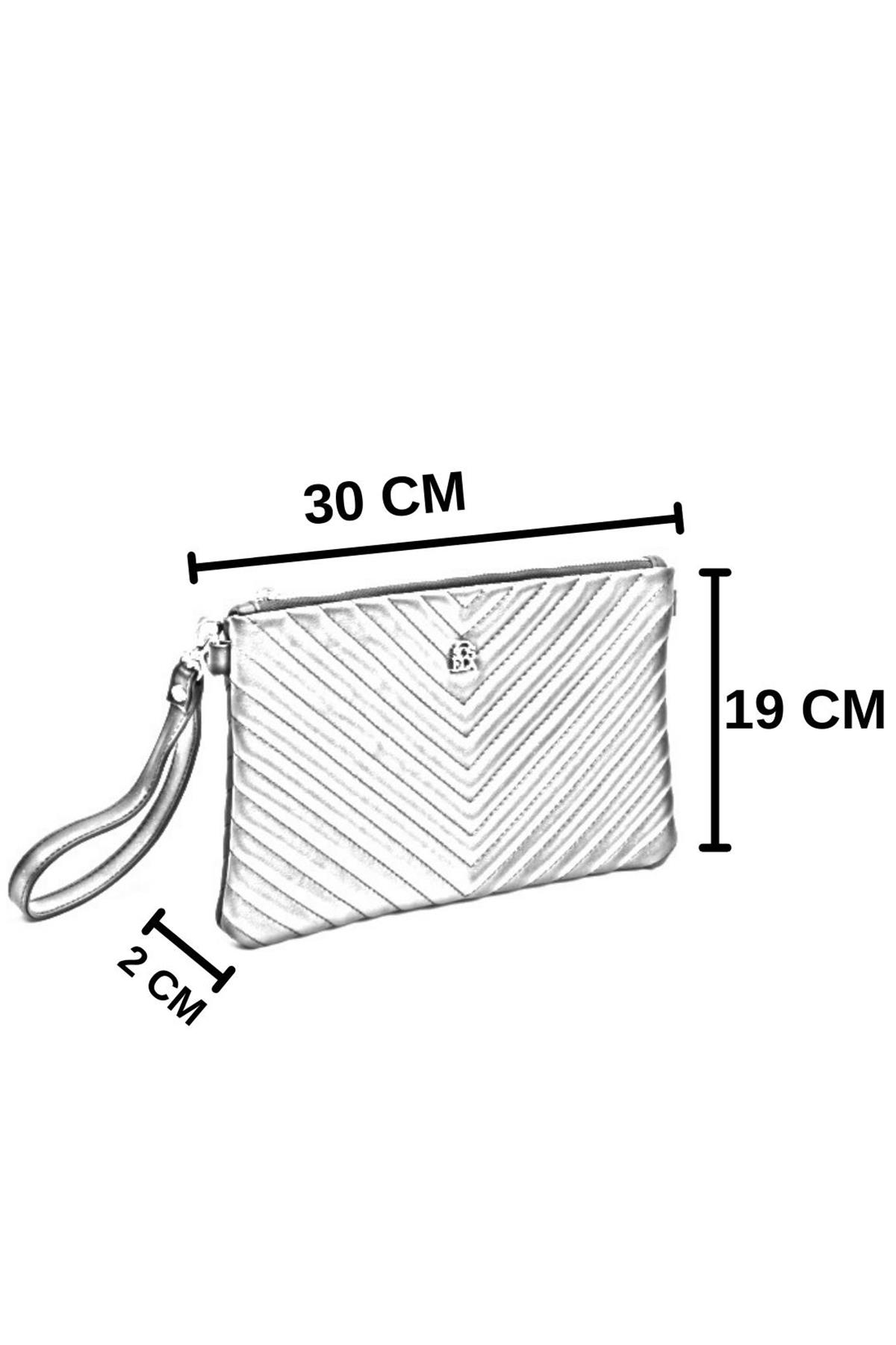 SOSELA 67-6009 Kadın Yeşil Portföy Çanta