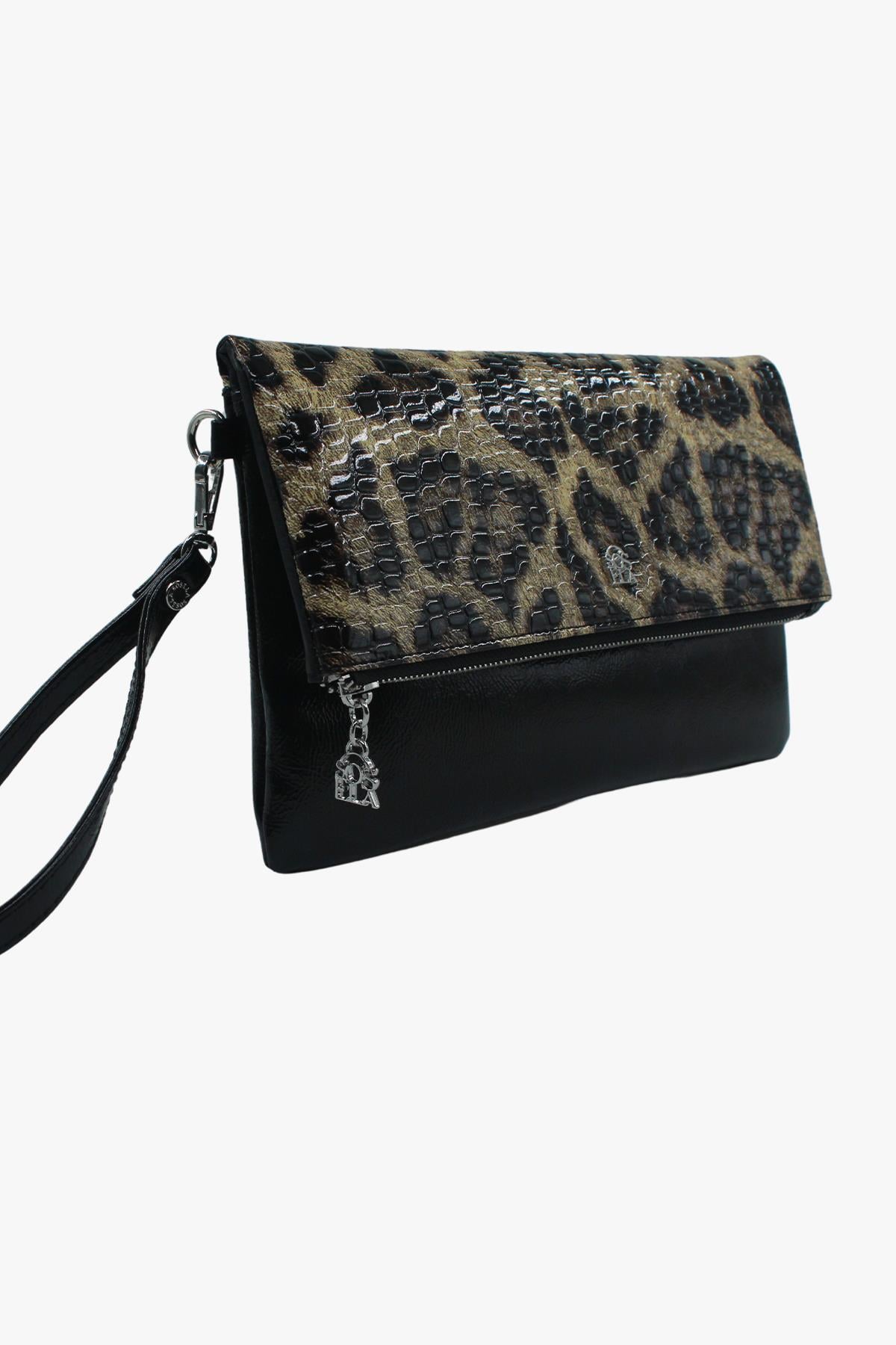 SOSELA 67-6010 Kadın Leopar Portföy Çanta