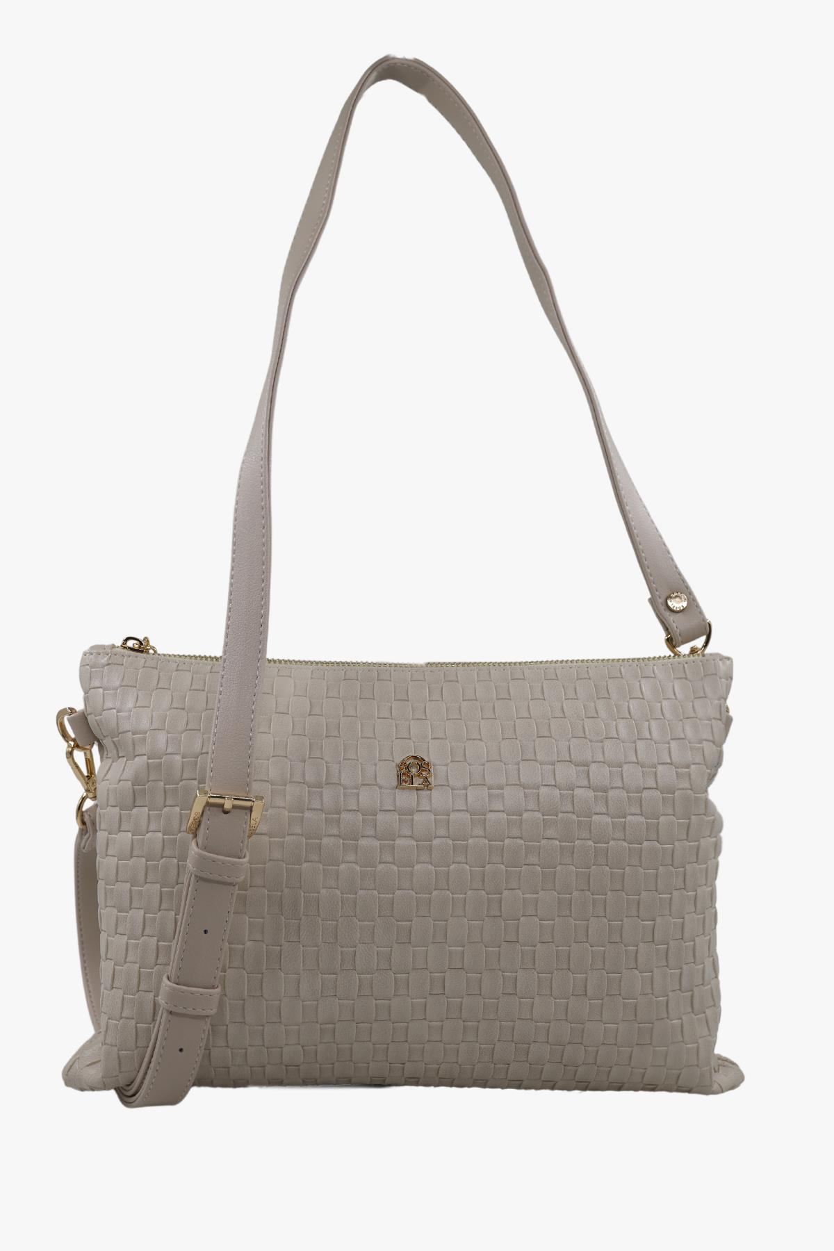 SOSELA 67-6021 Kadın Bej Portföy Çanta