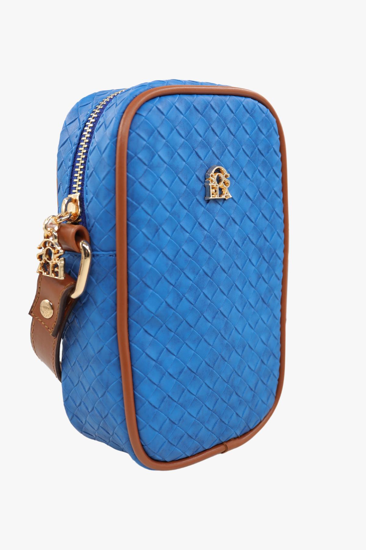 SOSELA 67-7151 Kadın Saks Çapraz Askılı Çanta