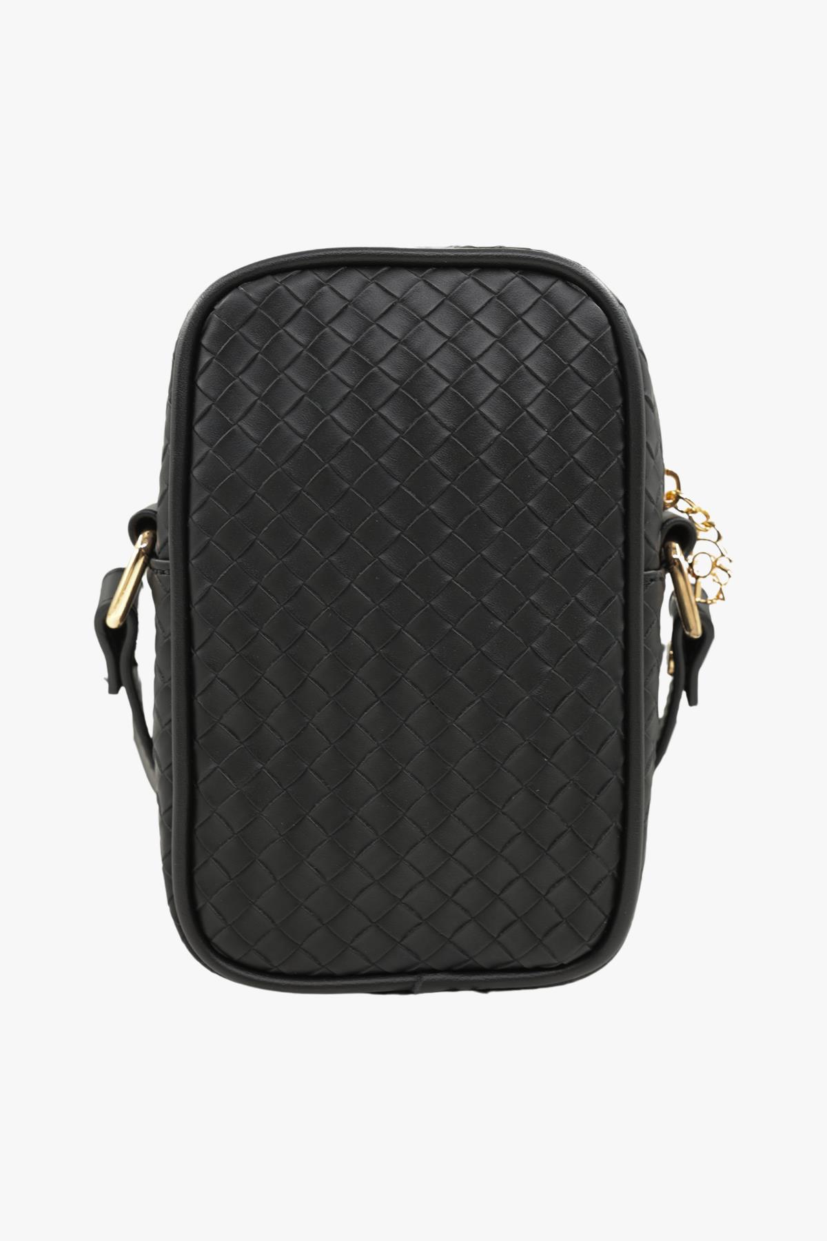 SOSELA 67-7151 Kadın Siyah Çapraz Askılı Çanta