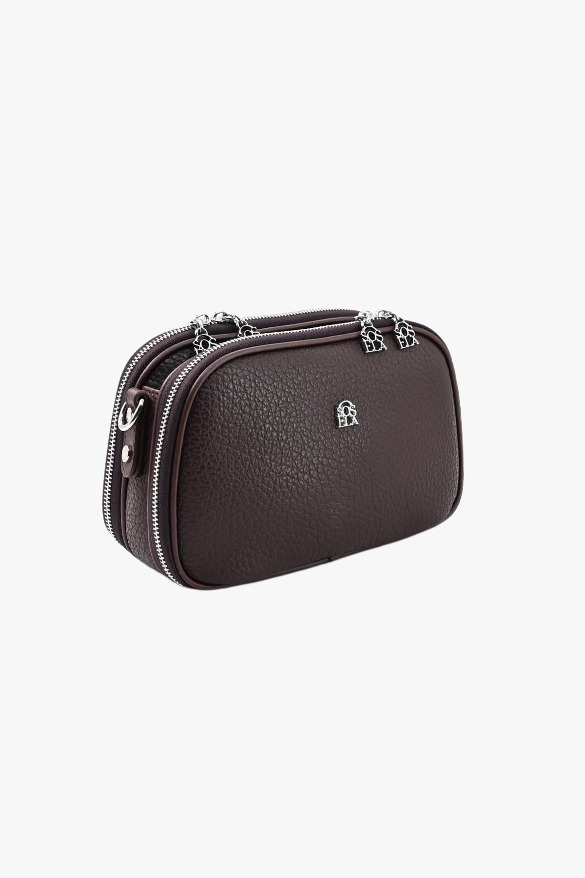 Sosela 67-7158 Kadın Kahverengi Çapraz Askılı Çanta