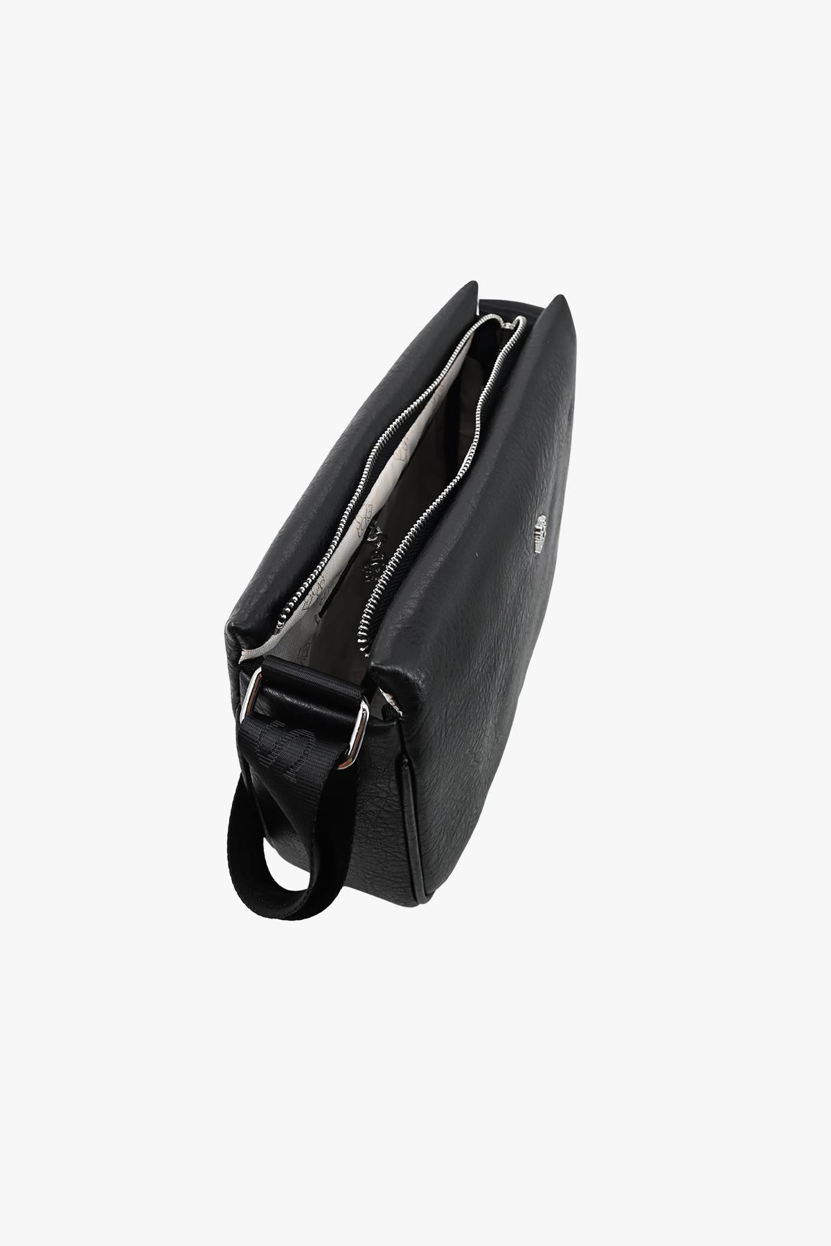 SOSELA 67-7185 Kadın Siyah Çarpraz Askılı Çanta