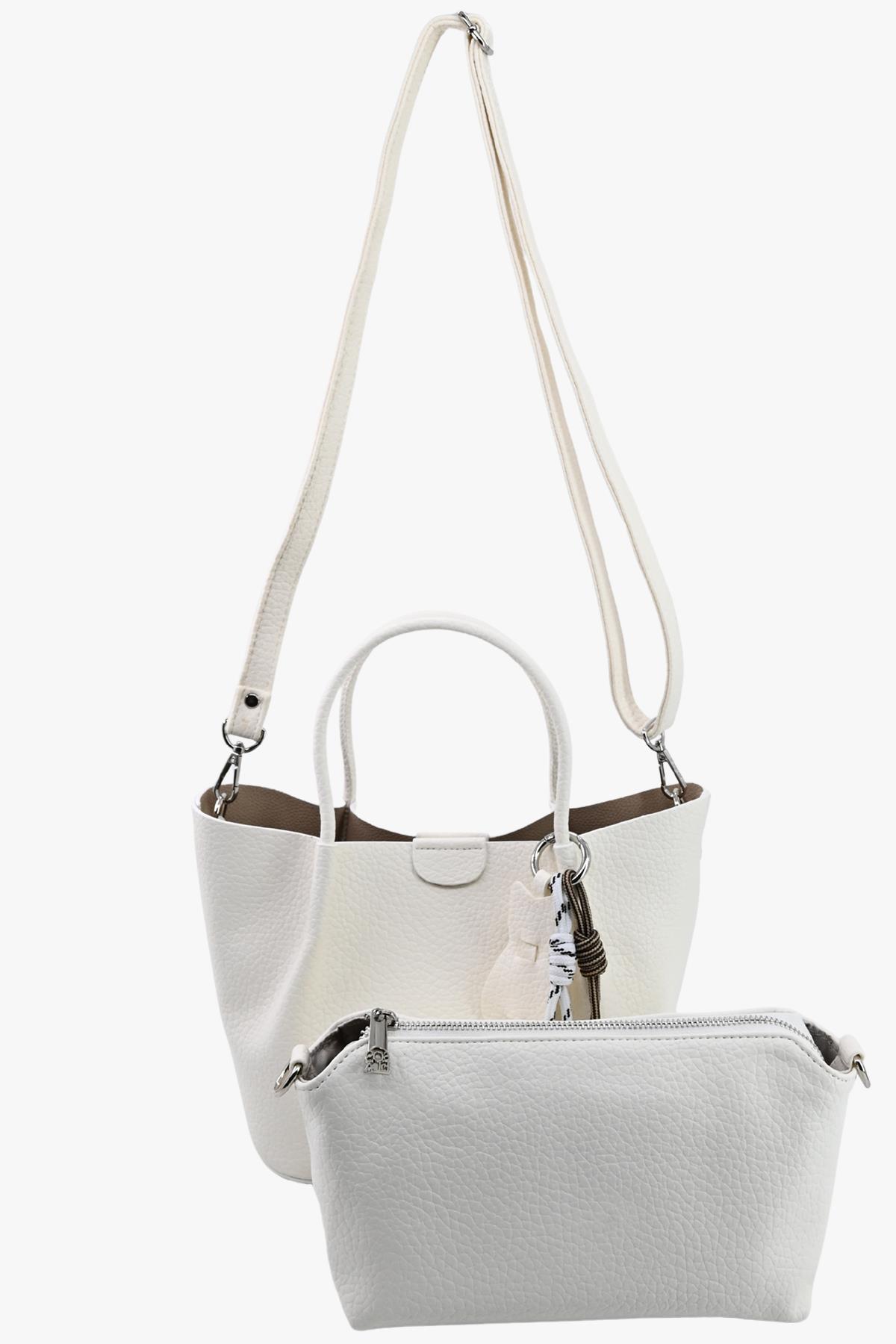 Sosela 67-8122 Kadın Beyaz Omuz Ve Kol Çanta