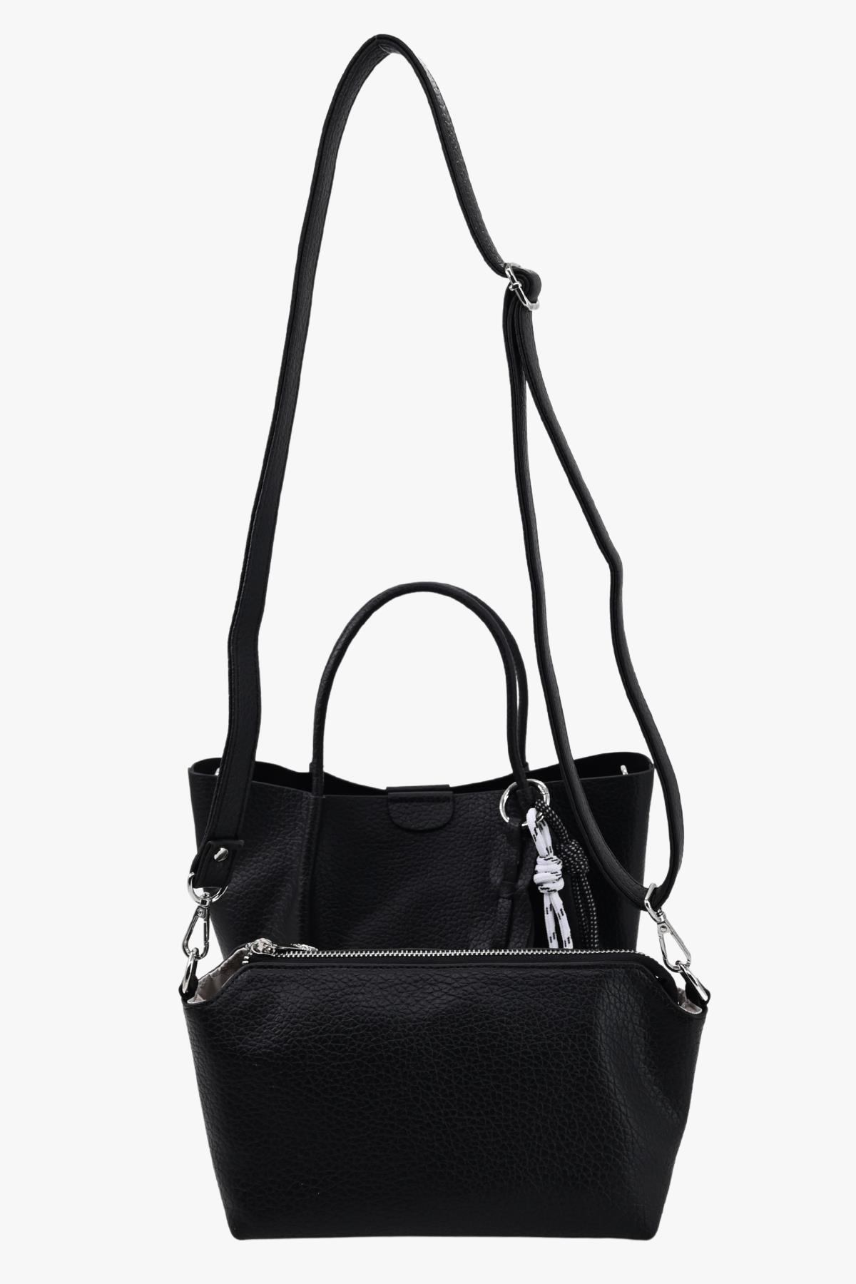Sosela 67-8122 Kadın Siyah Omuz Ve Kol Çanta