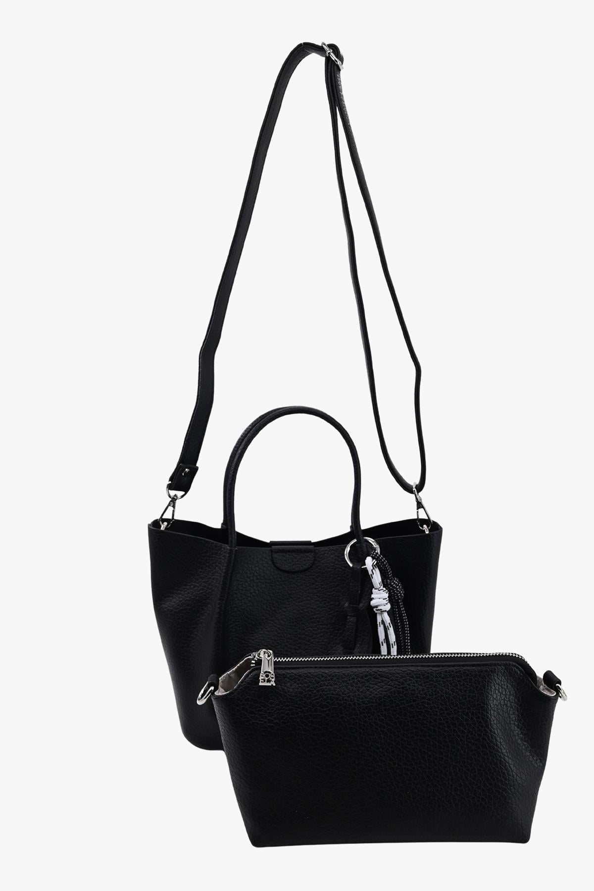 Sosela 67-8122 Kadın Siyah Omuz Ve Kol Çanta