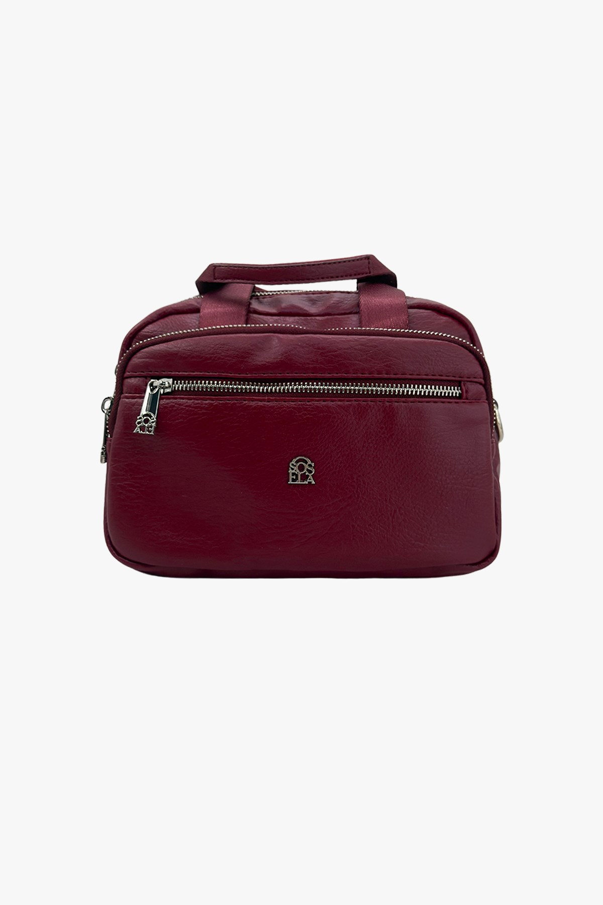 SOSELA 67-8149 Kadın Bordo Omuz ve Kol Çanta
