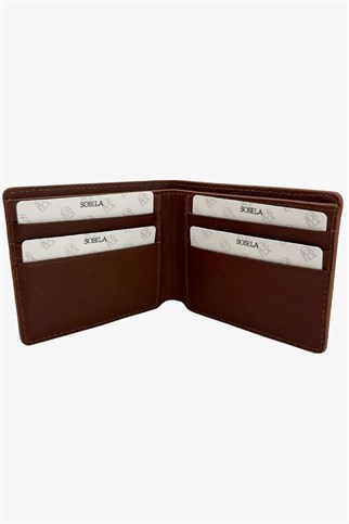 SOSELA 23-1042 Erkek Taba Cüzdan