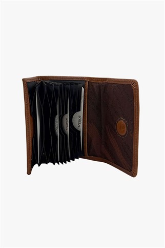 SOSELA 23-1046 Greyzi Camel Deri Cüzdan