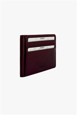 SOSELA 23-1048 Erkek Bordo Deri Cüzdan