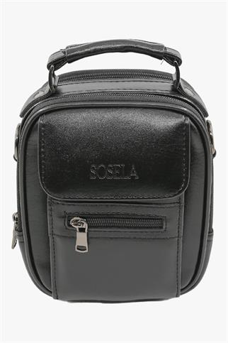Sosela 45-3020 Siyah Büyük Boy Erkek El Çantası