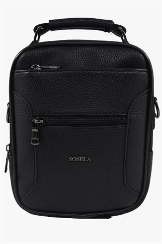 Sosela 45-3024 Siyah Büyük Boy Erkek El Çantası
