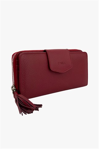 SOSELA 56-2001 Kadın Bordo Cüzdan