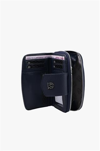 Sosela 56-4016 Lacivert Kadın Cüzdan