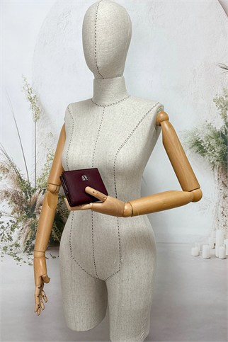 SOSELA 56-4053 Kadın Bordo Cüzdan