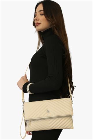SOSELA 67-6010 Kadın Bej Portföy Çanta