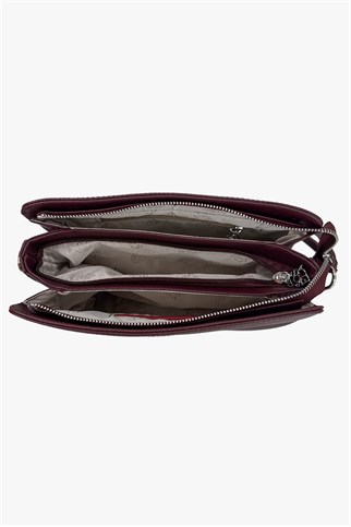 SOSELA 67-6012 Kadın Bordo Portföy Çanta