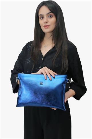 SOSELA 67-6016 Kadın Saks Portföy Çanta
