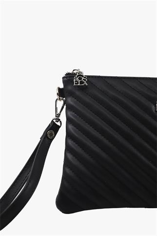 SOSELA 67-6019 Kadın Siyah Portföy Çanta