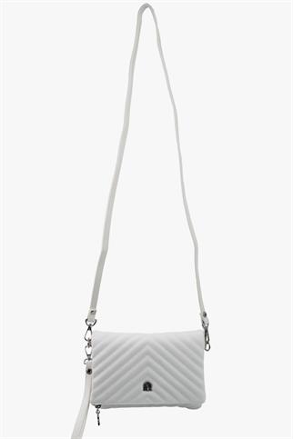 SOSELA 67-6020 Kadın Beyaz Portföy Çanta