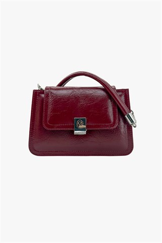 SOSELA 67-7135 Kadın Bordo Çarpraz Askılı Çanta