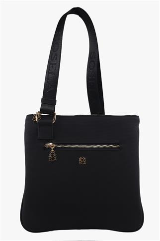 SOSELA 67-7149 Kadın Siyah Çarpraz Askılı Çanta