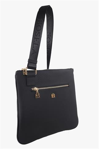 SOSELA 67-7149 Kadın Siyah Çarpraz Askılı Çanta
