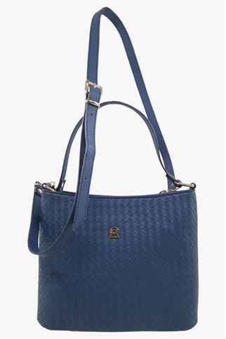 SOSELA 67-7152 Kadın Lacivert Çapraz Askılı Çanta