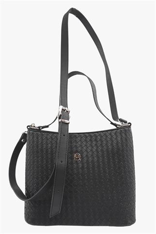 SOSELA 67-7152 Kadın Siyah Çapraz Askılı Çanta