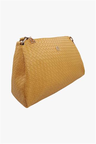 SOSELA 67-7153 Kadın Hardal Çapraz Askılı Çanta