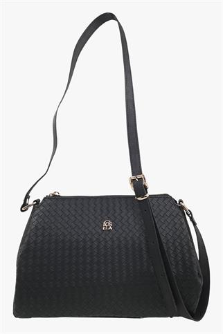 SOSELA 67-7153 Kadın Siyah Çapraz Askılı Çanta