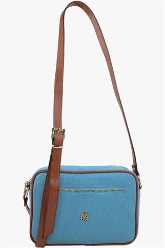 SOSELA 67-7154 Kadın Mavi Çapraz Askılı Çanta