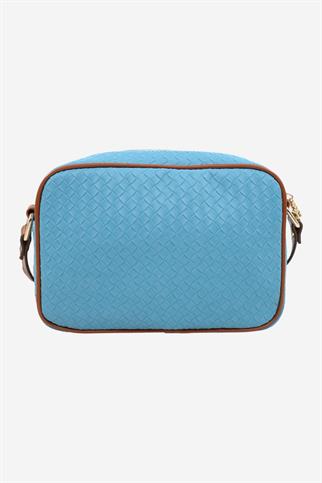 SOSELA 67-7154 Kadın Mavi Çapraz Askılı Çanta